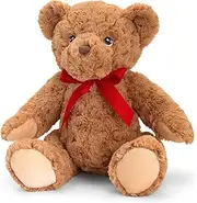 Keeleco Teddy Bear Plush Toy, Brown, 30 cm Height