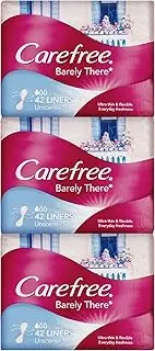 Carefree Barely There Liners Triple Pack 3x42 Count