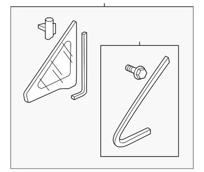 Genuine Honda *73371 Sne A00 73370-SNE-A01 (for: Honda)