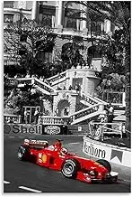 Vintage F1 Car Poster Canvas Painting Wall Art Picture Home Decor Print For Bedroom Living Room Dorm Study Bar Office 12x18inch(30x45cm)