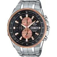 在飛比找旋轉拍賣優惠-CASIO EDIFICE 時尚科技雙顯賽車錶-黑/50.3