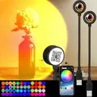 Smart APP 16 Million Color Sunset Lamp Led Projector Home Decoration Photography