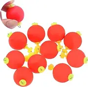 OriGlam 10pcs EVA Foam Fishing Floats Foam Fishing Bobbers, Fishing Bobbers Snap-On Push Button Round Floats, Bobbers Floats Foam Set Fishing Bobber (0.98 inch)