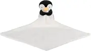 Apricot Lamb Stuffed Animals Security Blanket Black Penguin Infant Nursery Character Blanket Luxury Snuggler Plush(Black Penguin, 14 Inches)