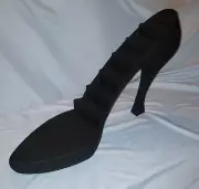 Raines Just The Right Shoe Display stand Vtg Black High Heel Stiletto NIB
