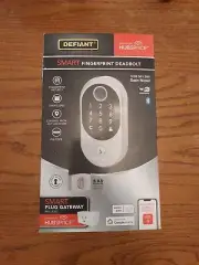 Defiant Smart Fingerprint Deadbolt in Satin Nickel 1009 561 265 - New, Sealed!