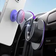 LISEN 2 Pack Socket Mount for Car Socket Car Mount Phone Holder Fit Magsafe Grip Grips Hand-Free Stand with Phone Line Clasp for car Vent magsafe Holder Accessories Home Office Desk Wall Mount