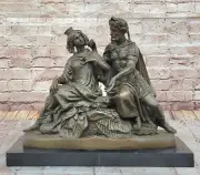 Romantic Bronze Sculpture - King & Queen Mythology Collectible Art SALE Deal