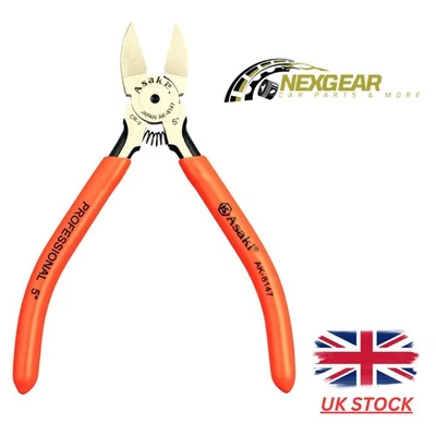 ASAKI 5" AK-8147 FLUSH CUT SIDE CUTTERS DIAGONAL CUTTING CUTTER PLIERS 135 MM