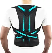 XS-5XL Plus Size Adjustable Scoliosis Posture Corrector Corset Back Brace Lumbar Support Shoulder Straightener Posture Trainer Tools Back Pain Relief For Men And Women(3X-Large)