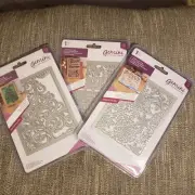 Gemini Papercraft Die Lot Swirling Tree Christmas Greetings Decadent Snowflakes