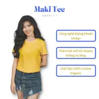 在飛比找蝦皮購物優惠-Maki Tee 日本高級男女 T 恤 100% 棉