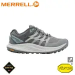 【MERRELL 美國 女 ANTORA 3 GORE-TEX 防水輕量越野健行鞋《灰藍》】ML067566/登山鞋
