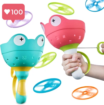 Kids Outdoor Flying Disc Game – Fun Catch & Launch Toy for Boys & Girls Ages 3-8
