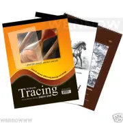 9×12" Tracing Paper Pad 30 Sheets + Sketch Book Paper Pad 30 Sheets & 40 Sheets