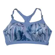 Victoria's Secret Incredible Max On Point Sports Bra Blue Marble Swirl Size 36D