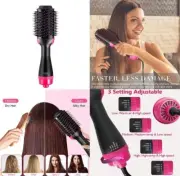 Cepillo 3 en 1 Secador y Alisador de pelo hot air brush for Blowing Ionic NEW
