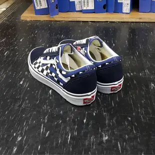 VANS Old Skool Flame 火焰 棋盤格 藍色 帆布 麂皮 經典款 滑板鞋 VN0A38G1RX6