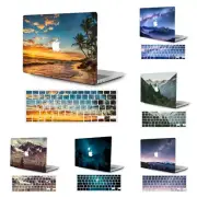 2in1 Marble Hard Case Shell +Keyboard Skin for MacBook Air Pro 13 14 15 16 AK24