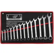 14pcs/set Metric Gear Flexi Combination Spanner Set Wrench 8 - 24 mm