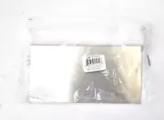 Stainless Steel Dough Scraper 6" x 4" w White Handle Plastic Grip SLDS060P