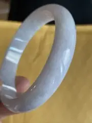 58 mm Burmese Grade A Jade Bangle Jadeite Bracelet 58 mm 純天然翡翠A貨手鐲