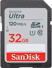 SanDisk 32GB Ultra SD Class10 SDHC UHS-I Memory Flash Card 32G HD Video 120MBs