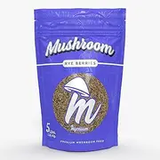 Mycelium Rye Berries Mushroom Grain Spawn I Organic Feed Mushroom Growing Kit I Indoor Cultivation for Starter & Pro Home Growers I Non-GMO & Sourced from Local USA Farms, 5lbs