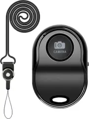 Bluetooth Camera Shutter Remote Control Easy Selfies Compatible with iPhone A...