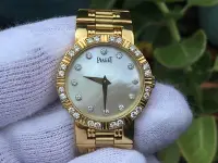 在飛比找Yahoo!奇摩拍賣優惠-PIAGET 伯爵 型號9697D2   錶徑23mm 材質