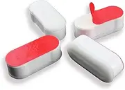 Apure Bidet Toilet Seat Bumper for Bidet with Strong Adhesive (4pcs)