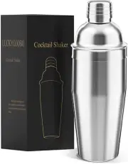 5 Pc. BOSTON COCKTAIL SHAKER Pro Bartender Drink Mixing & Bartending Kit