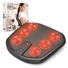 Sharper Image® Shiatsu Foot + Back Massager with Heat & Washable Cover| Portable