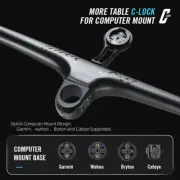 Integrated MTB Handlebar 810mm 28.6 -10° AM Bicycle Flat Bar with Mount Spacers