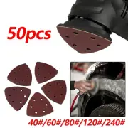 50PCS Triangle Sanding Pads Assorted Sandpaper for Multiple Applications