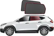 Genuine SNAPSHADES Car Rear Window Shades for Hyundai Tucson 4th Gen (LWB) (NX4; 2021-Present)
