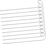 BCOATH 10pcs Metal Shepherd Hooks for Garden Plants Plant Marker Tags Clips for Outdoor Use Versatile Garden Stakes for Flowers Signs and Ornaments
