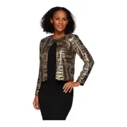 Bob Mackie Sequin Wearable Art Womens Blazer Size 22W New with Tags