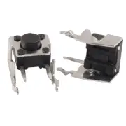 20 x Right Angle Momentary Tact Tactile Push Button Switch Non Lock 6x6x5mm