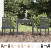 Outdoor Bistro Set 3 Piece Outdoor Table and Chairs Solid Wood Pine vidaXL