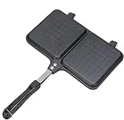 Sandwich Maker, Two Panel Stove Squeeze, Cheese Griller Press, Non-Stick , Easy Handle, (14.17x9.84 Inches), Great For Quick Meals, Toasting Bread And Melting Cheddar
