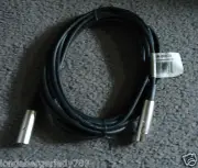 MICROPHONE CABLE LO Z 18.5' MIC CABLE CORD CORDS MUSICAL STAGE STUDIO PA SYSTEM