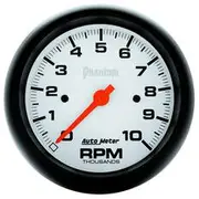 Autometer Phantom Tachometer In Dash - 10,000 RPM, 3 3/8 Inch, AU5897