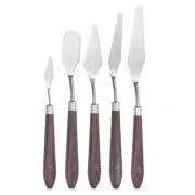 2 Sets Palette Knife Stainless Steel Pallet Knife for Acrylic Painting