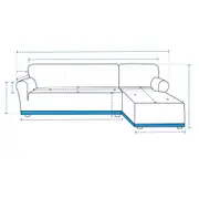 Custom L Shape Sofa Slipcover