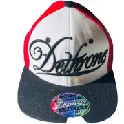 Zephyr Dethrone Red, White & Black Baseball Cap Hat Original Snapback M/L