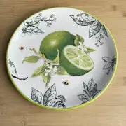 Ashland Honeybee Limes Ceramic Salad Dessert Plate NWT rare
