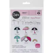 Sizzix Triplits Dies By Stephanie Barnard-Umbrellas 9 Dies