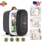 Stylish 4L Skincare Cooler & Warmer Mini Fridge - Portable Power Options