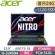 ACER Nitro5 AN515-58-54XR 黑(i5-12450H/8G+16G/512G+512G SSD/RTX4050-6G/W11/144Hz/15.6)特仕